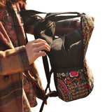 Vintage Embroidery Ethnic Canvas Backpack