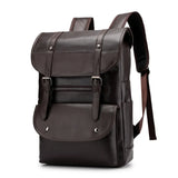 Waterproof PU Leather Travel Backpack