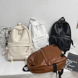Soft PU Leather Backpack