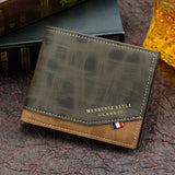 Leather Wallet with Coin Bag