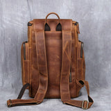 Retro Leather Backpack