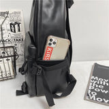 Soft PU Leather Backpack